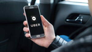 Logo do Uber em Celular