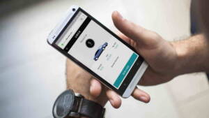 Aplicativo Uber em Celular