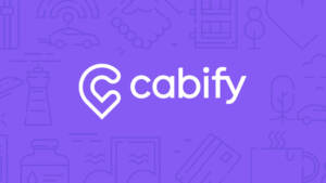 Imagem com logo da Cabify