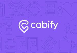 Imagem com logo da Cabify